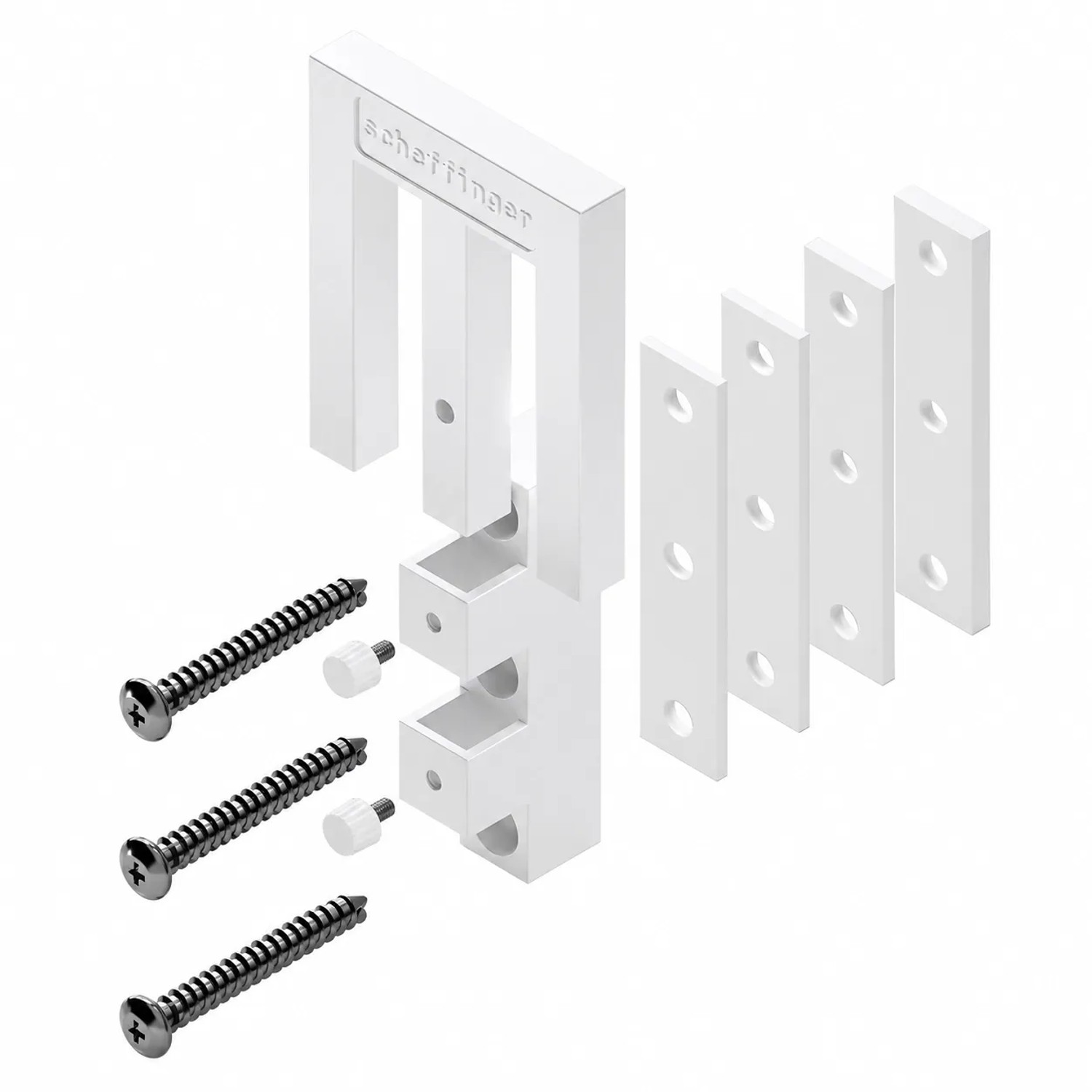 Scheffinger EM3 Fensterriegel Signalweiß Fenstersicherung & Einbruchschutz