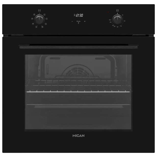 Mican Einbaubackofen BOAHSD65 Schwarz