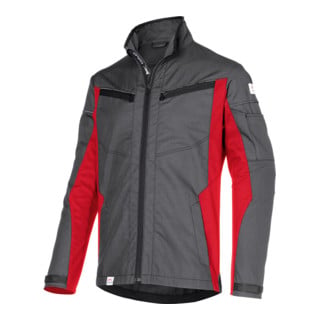 Kübler INNOVATIQ Jacke anthrazit/mittelrot Größe M