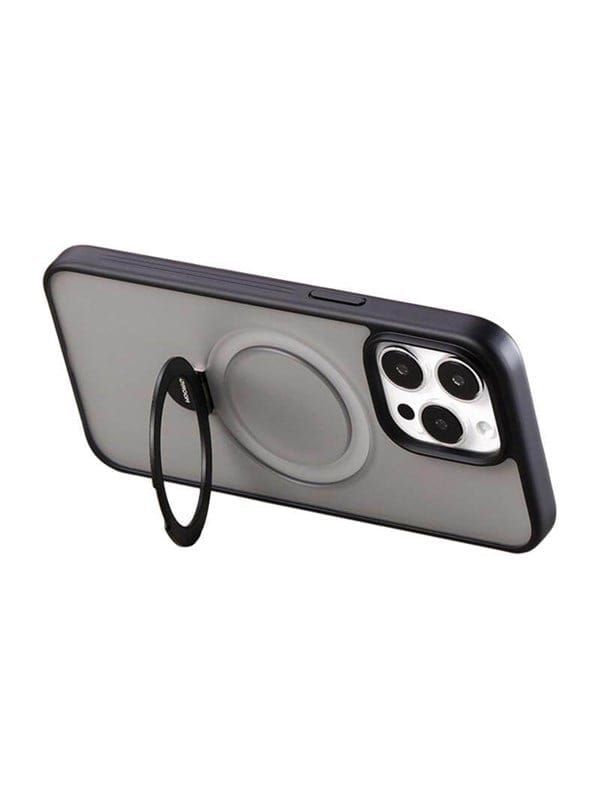 Joyroom JR-BP004 Magnetic Protective Case with Holder for iPhone 15 (Black)