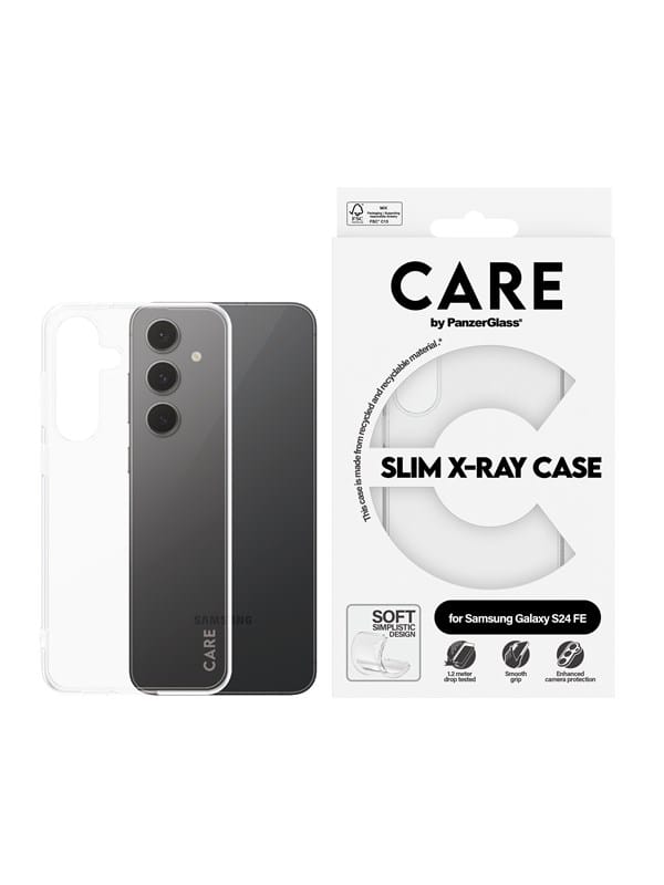 CARE by PanzerGlass Fashionable Case Transparent X-Ray Soft Basic Samsung Galaxy S24 FE