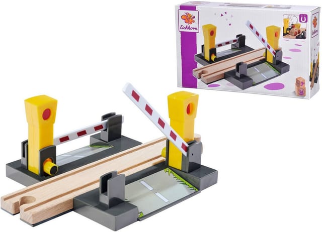 Eichhorn Train Tracks Level Crossing with Barriers 3 parts.