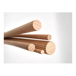 facett Langholzdübel 6 x 40mm Buche geriffelt