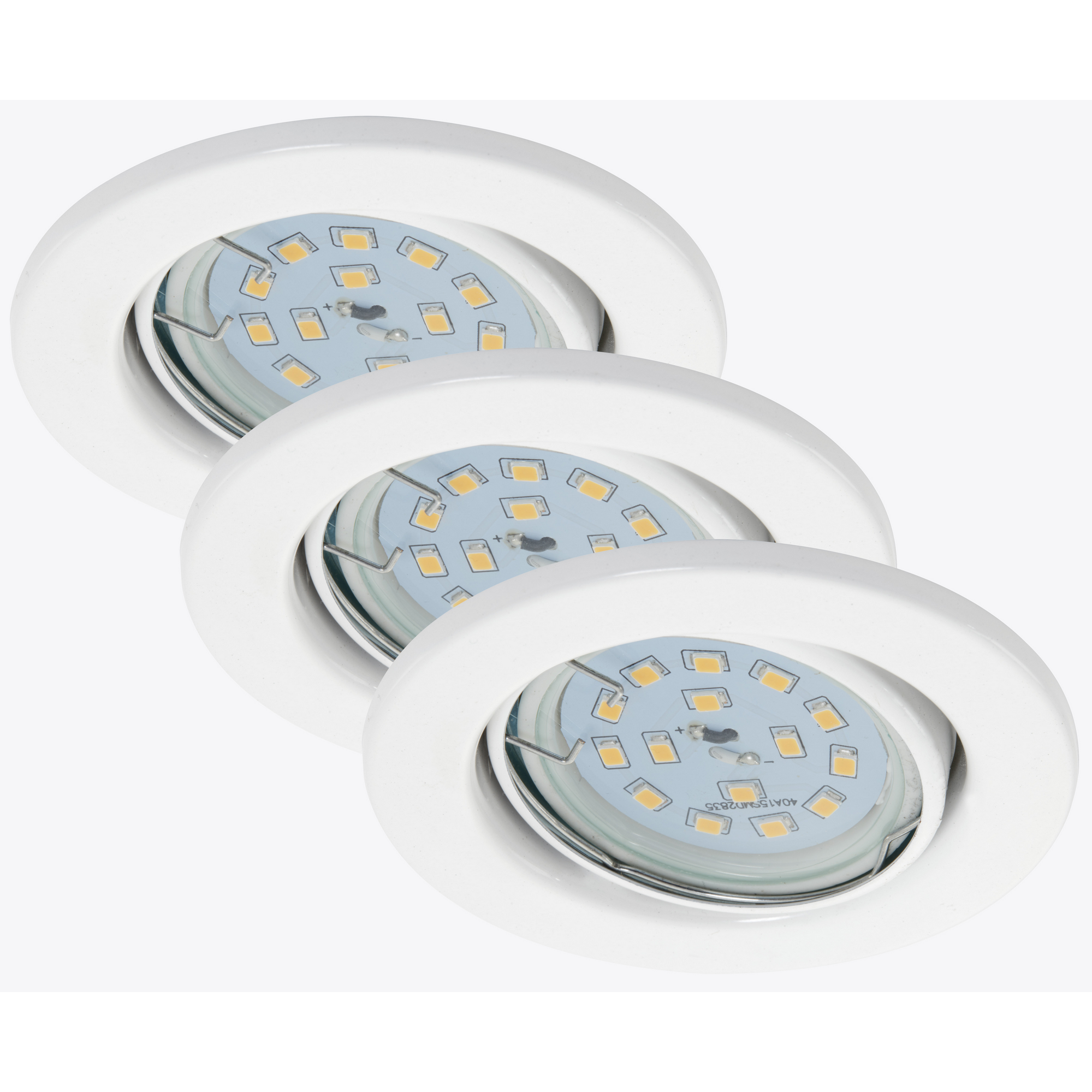 Briloner LED-Einbauleuchtenset 'Fit Move' 5 W 400 lm warmweiß Ø 8,6 cm 3 Stück