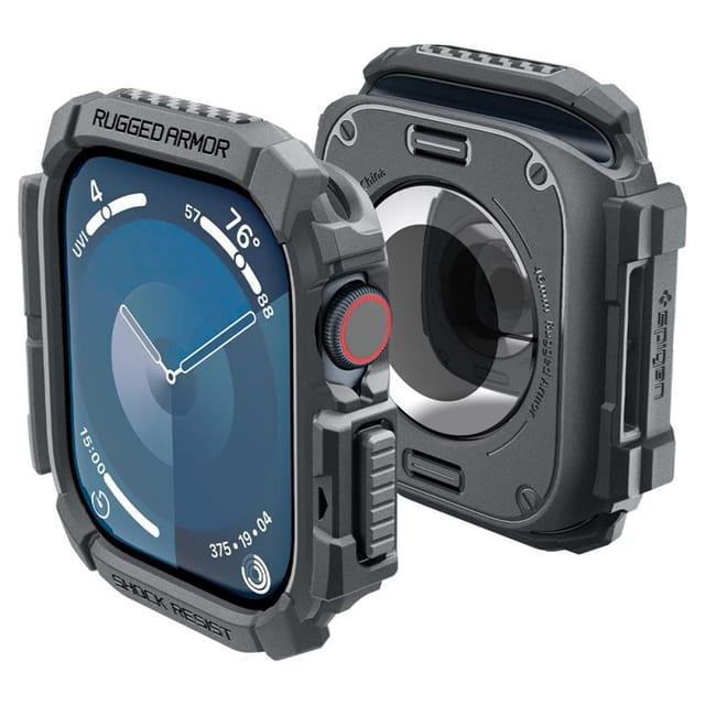 Spigen Rugged Armor - dark gray - Apple Watch 11/10 46mm