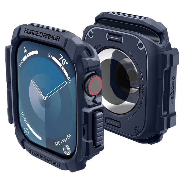 Spigen Rugged Armor - navy blue - Apple Watch 11/10 46mm