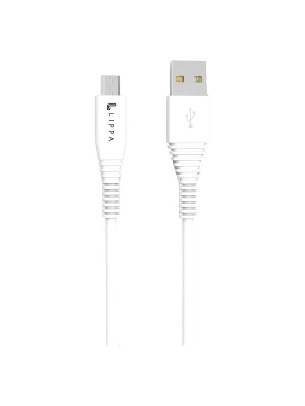 Lippa USB-A to Micro USB cable 1m White