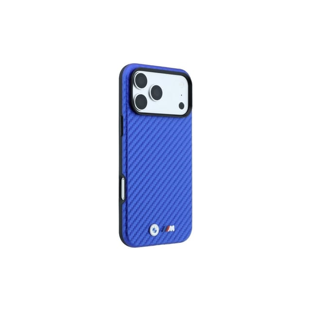 BMW M Carbon kompatibel mit iPhone 18/17 Pro Max Blau Hülle