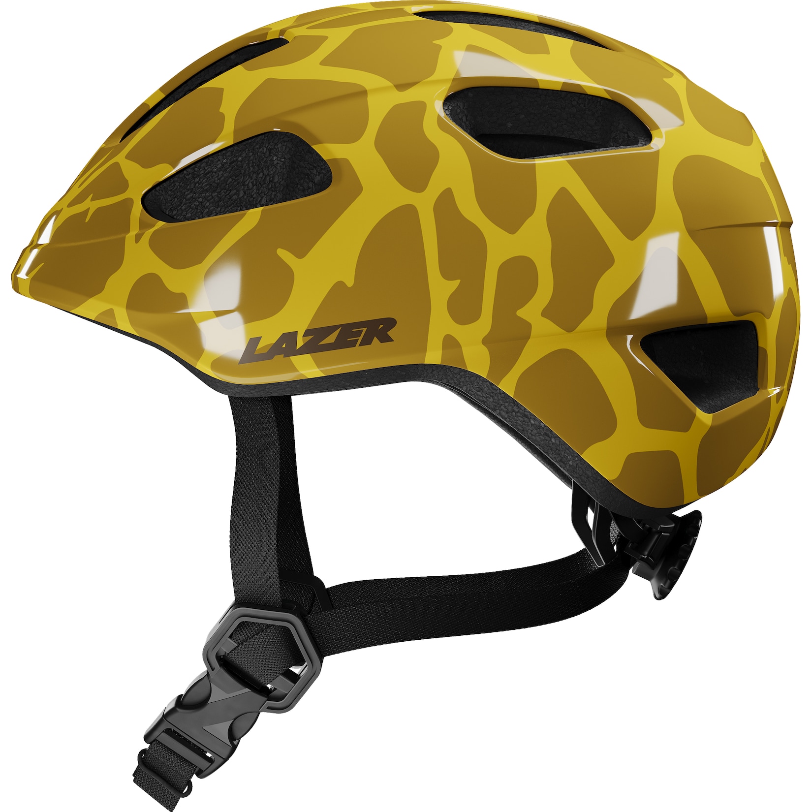 LAZER Kinder-Fahrradhelm Pnut 2.0 KinetiCore, Golden Giraffe