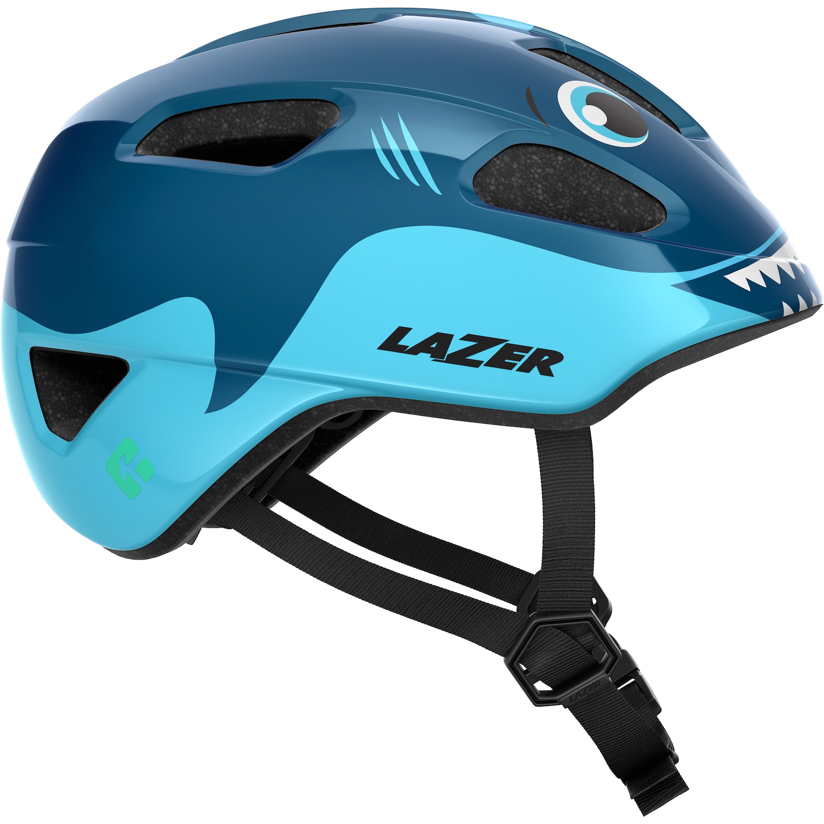 LAZER Kinder-Fahrradhelm Pnut 2.0 KinetiCore, Shark