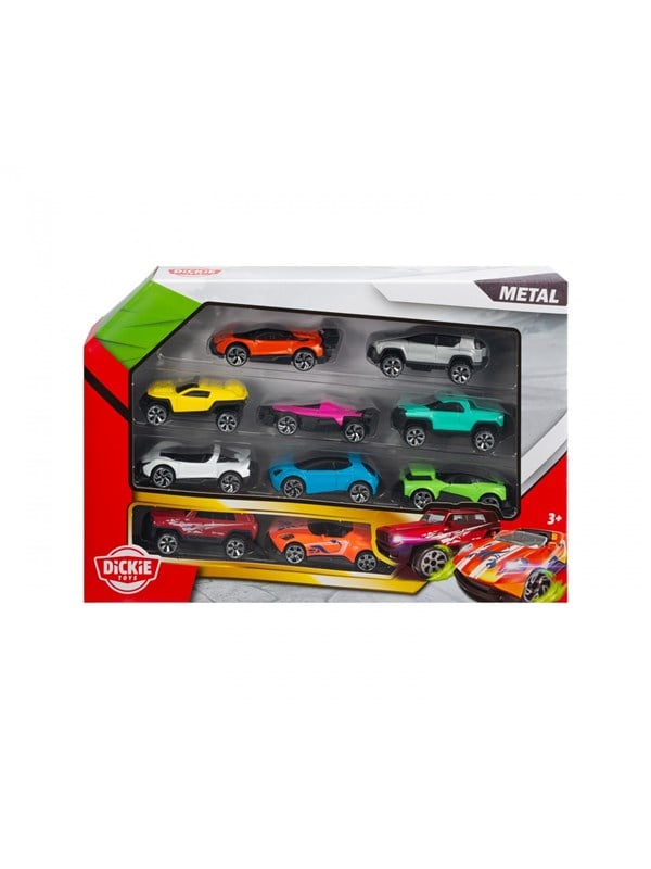 Dickie Druckguss-Fahrzeuge 10er-Pack