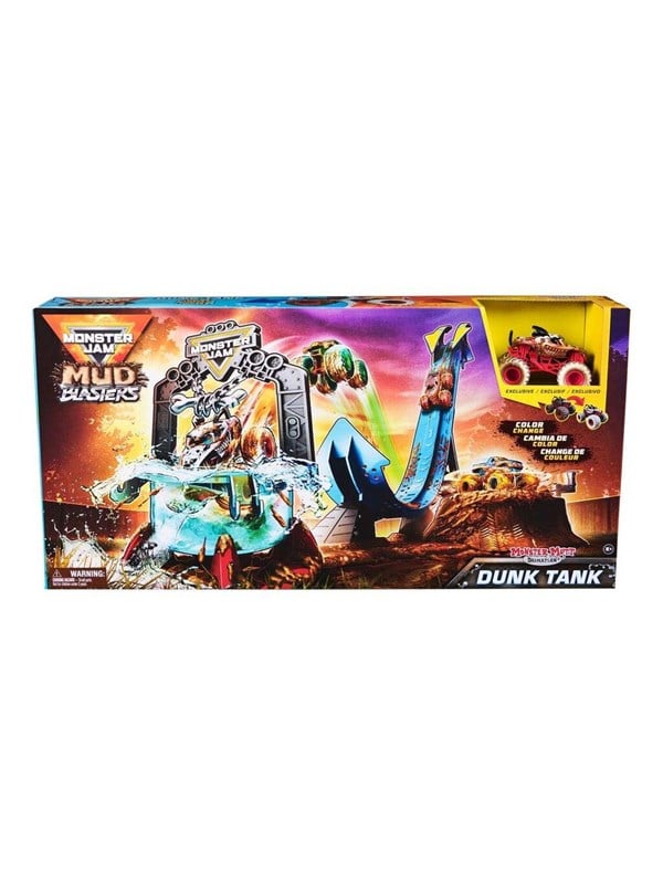 Monster Jam 1:64 Mud Blasters Dunk Tank Playset