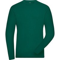 Herren Bio Workwear Langarm Stretch-Shirt JN1804, dunkelgrün, Größe XXL Bild 2