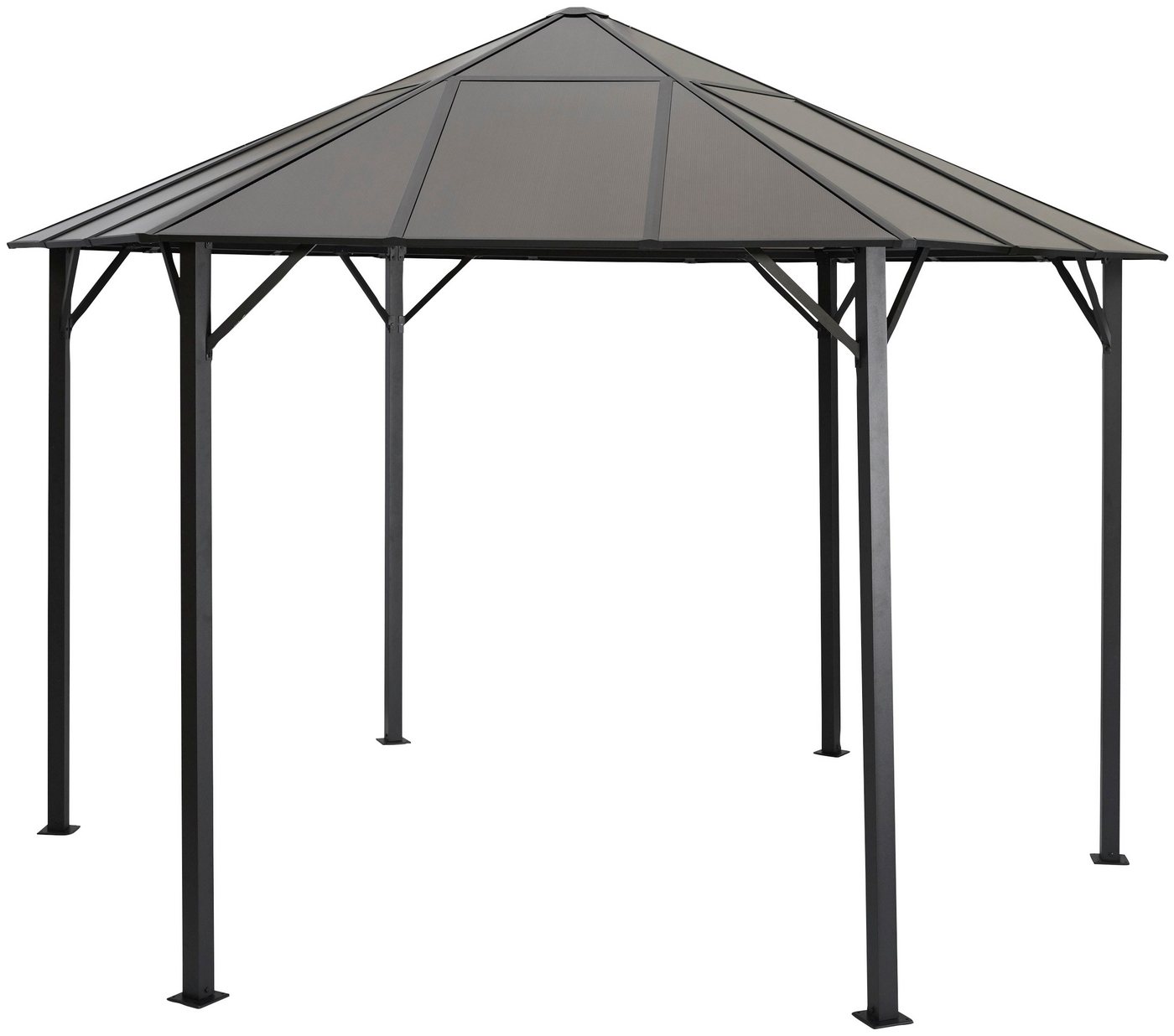 KONIFERA Pavillon-Ersatzdach Costa Brava, für 350x350 cm, braun Bild 2