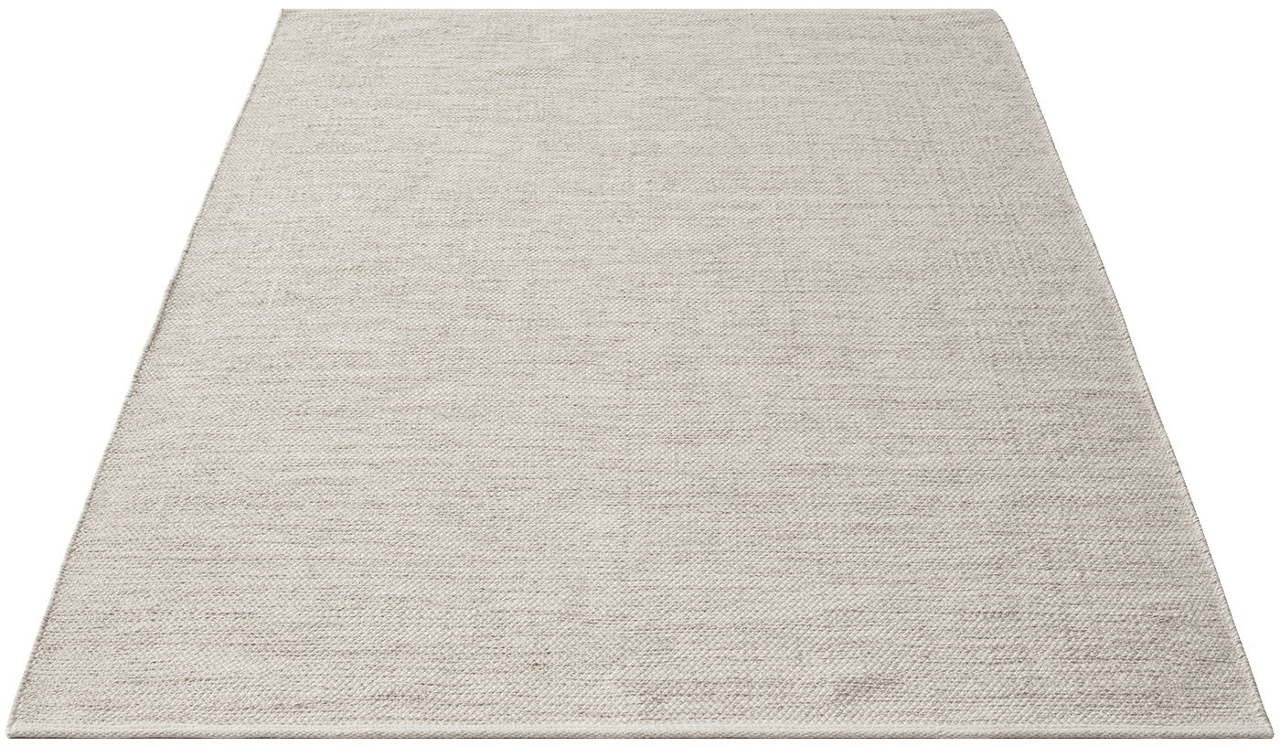 the carpet Teppich Boho Nature Wool, rechteckig, Natur Wool Handgewebter Wollteppich skandinavischen Boho-Look
