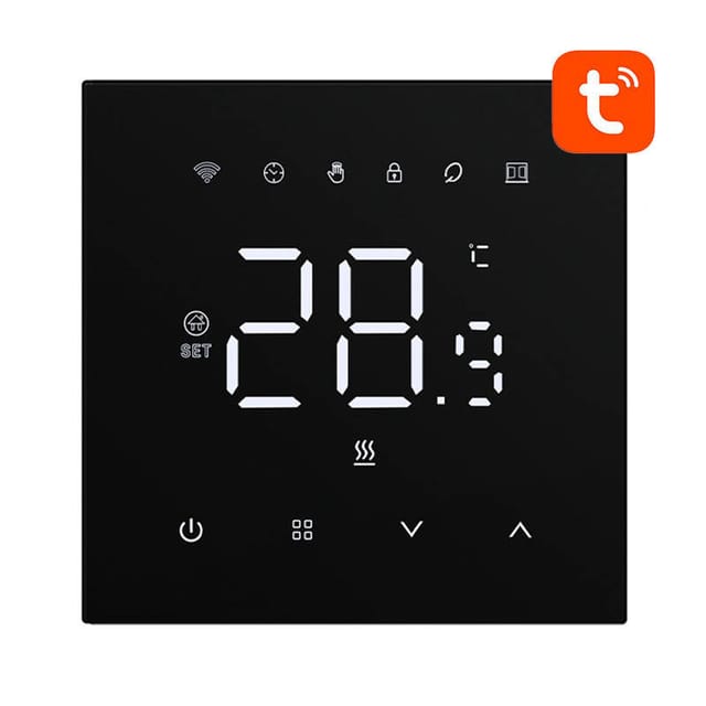 Avatto WT410-BH-3A-B Intelligent Boiler Thermostat with 3A WiFi