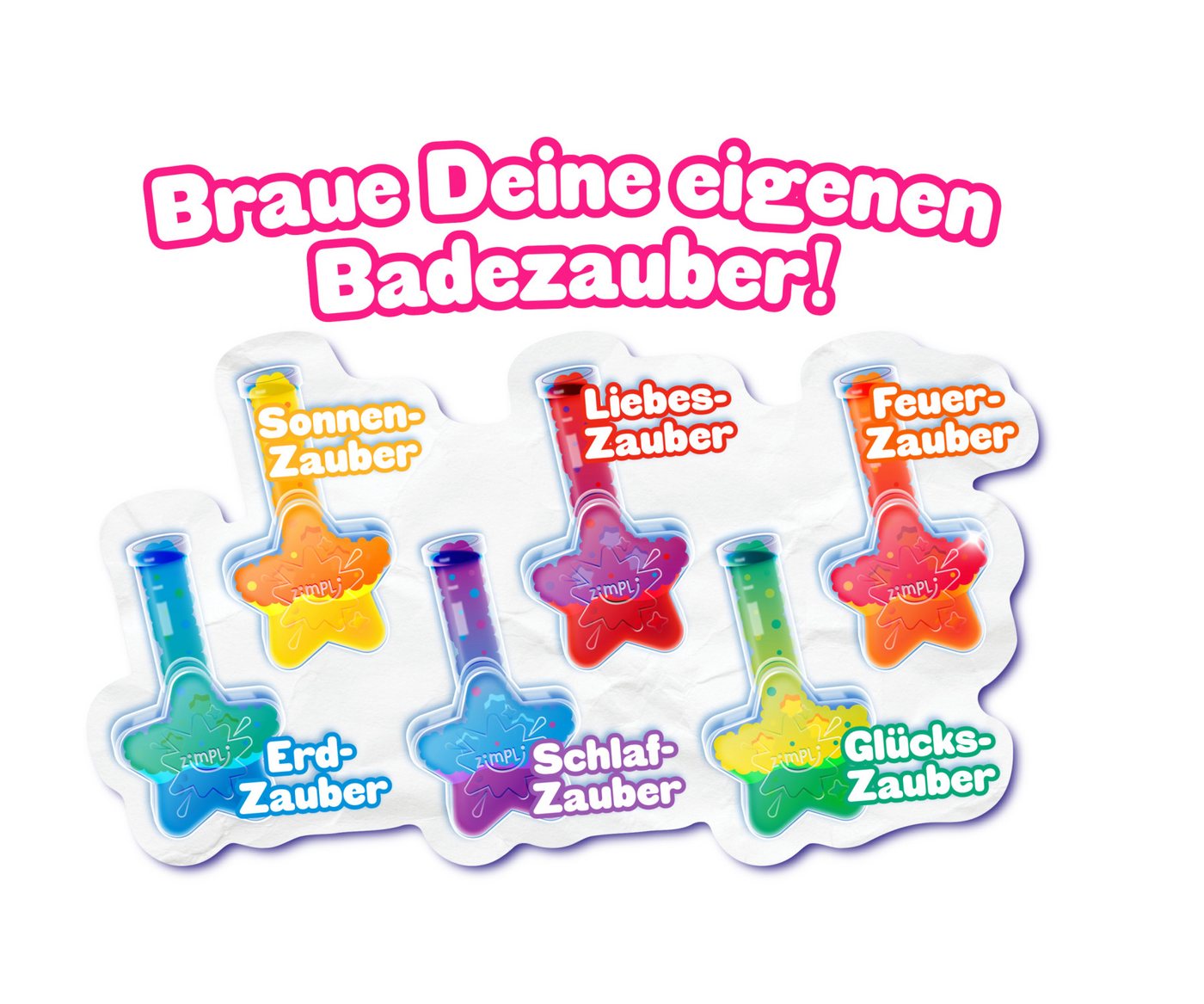 SIMBA Kreativset Baff Potions Badezauberset