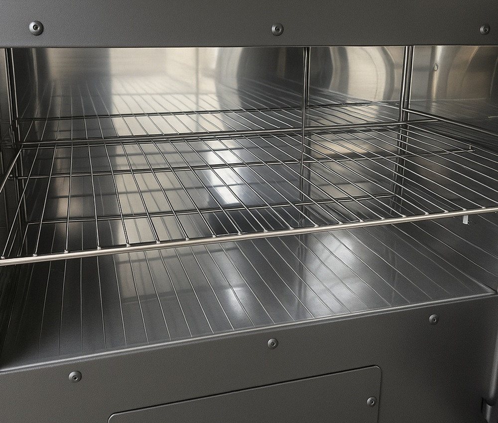 TRGO Festbrennstoffherd Küchenofen Modell Forno - gussgrau - 6 kW, 6 kW Bild 3