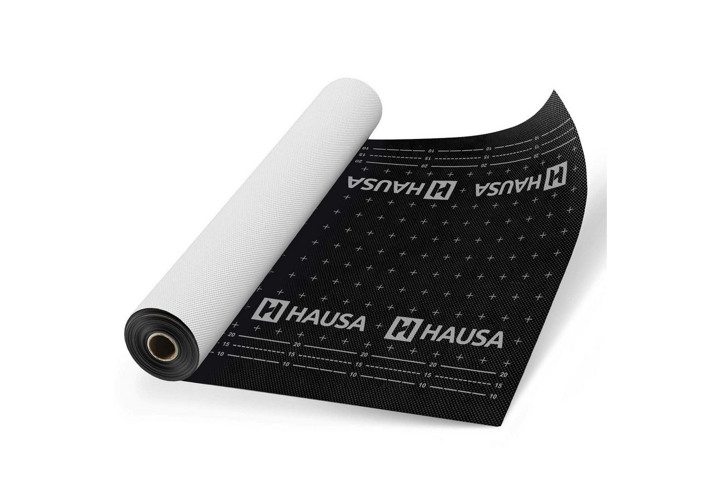 Hausa Dachbahn Unterspannbahn Premium HU150 gemäß ZVDH Klasse UDB-A / USB-A, Ohne Selbstklebestreifen, 150 m² pro Paket, (150g/m², 2-St., 2 x 1,5m x 50m), flexible dreilagige hochdiffusionsoffene Unterdeckbahn Bild 5