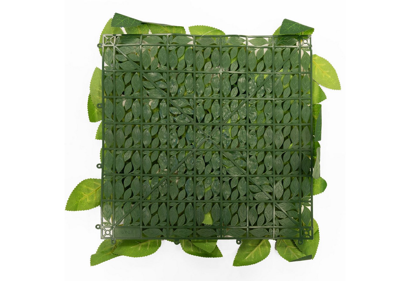 Kunstpflanze Pflanzenwand Roseleaf, Elegante Wandgestaltung, Kubus, Einfach mit anderen Modulen der gleichen Größe kombinierbar