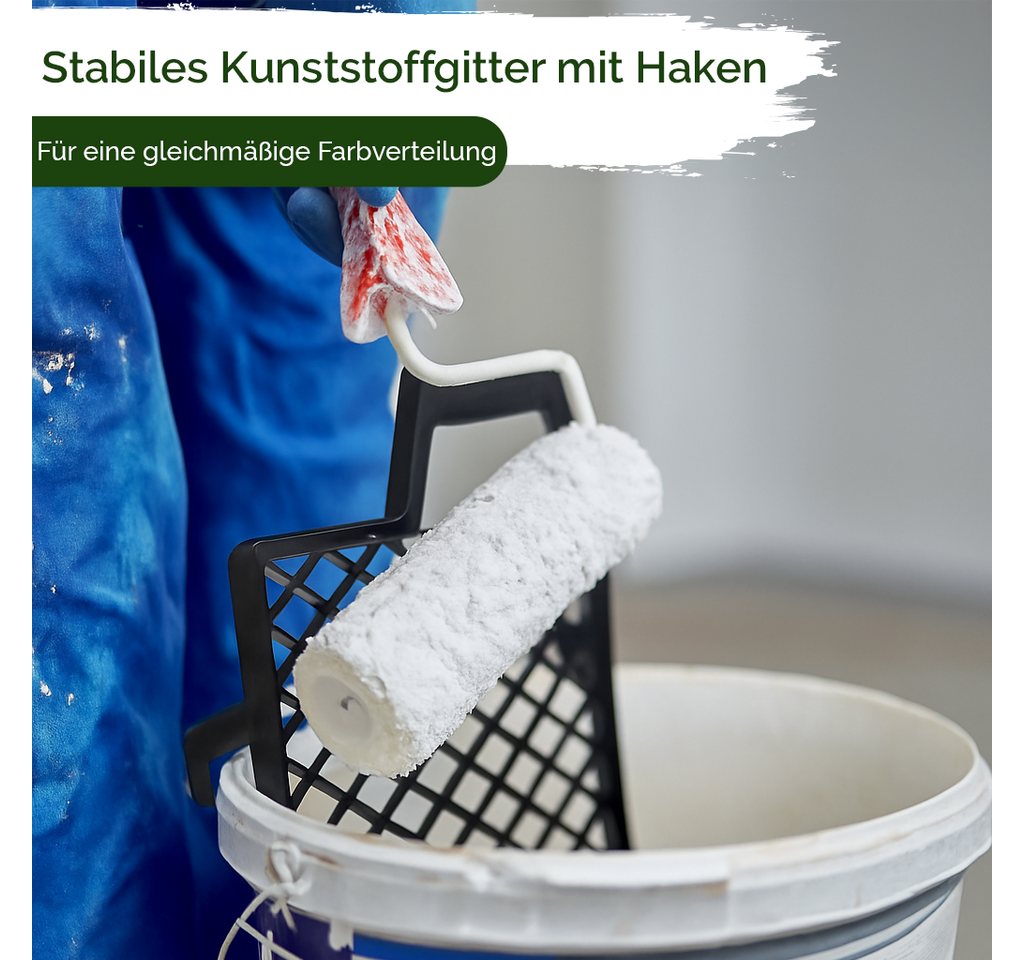 Veluxis Abstreifgitter Veluxis® Abstreifgitter 22 x 25 cm, Perfekte Farbverteilung & weniger Farbverbrauch – lösemittelbeständig Bild 2