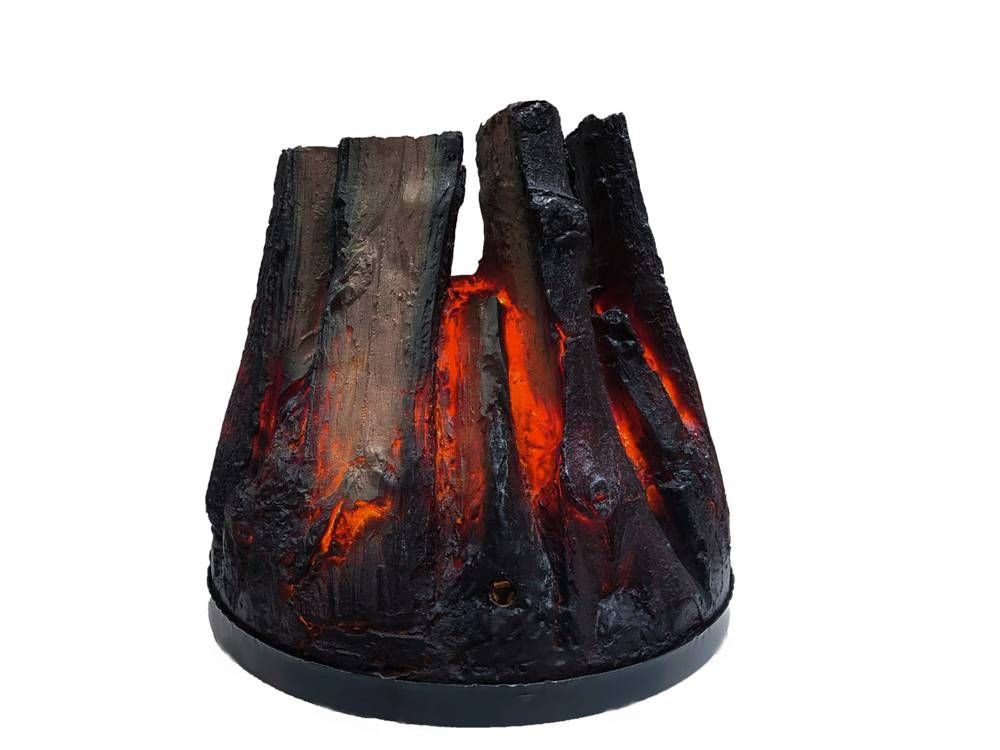 Dekokamin Westbo elektrisches Feuer INIS 24 stehendes Holz Fernbedienung