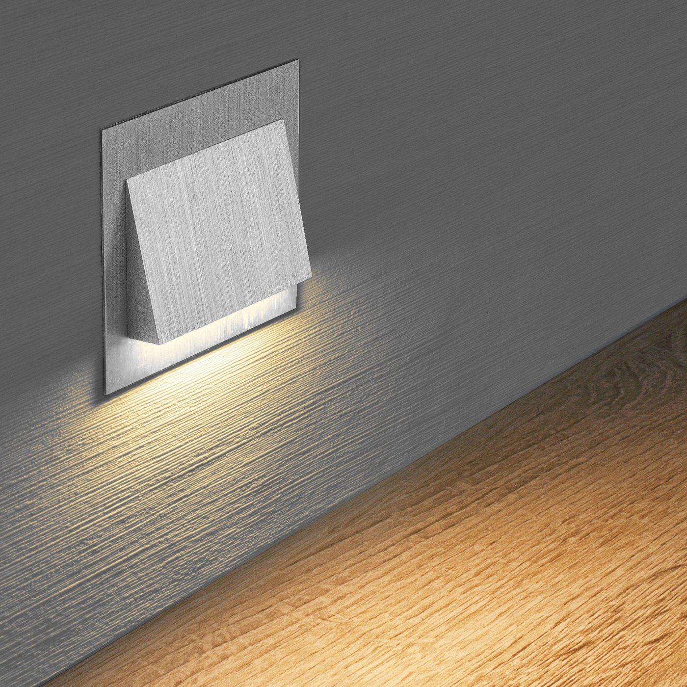 Maxkomfort LED Wandstrahler 6106, LED fest integriert, 3000K, Warmweiß, Treppenbeleuchtung Bild 4