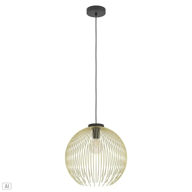 EGLO VENEZUELA pendant Ø400 black/gold