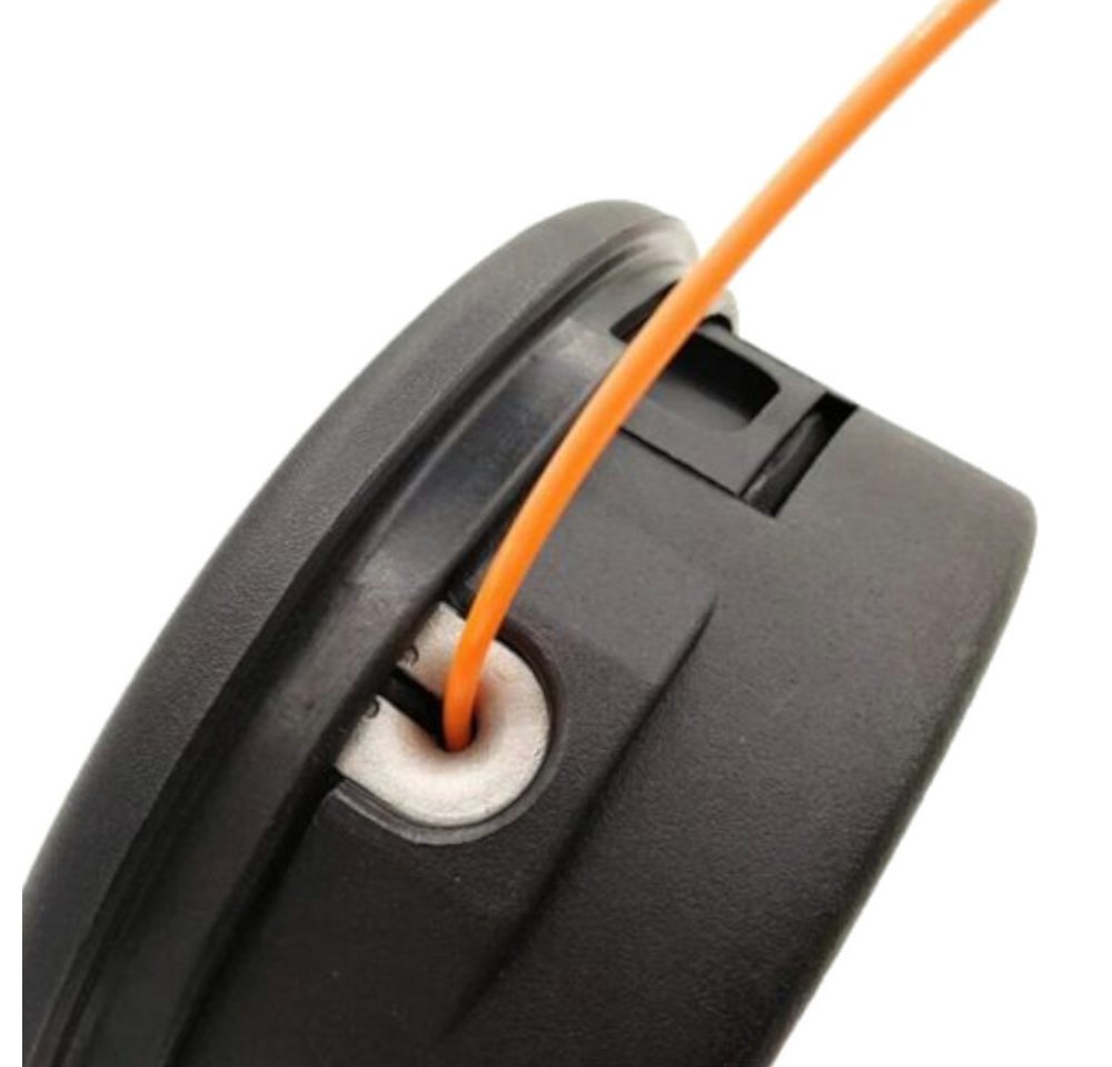 Trade-Shop Rasentrimmer-Ersatzspule Fadenkopf 2x passend für Stihl FS480 FS490 FS560 ersetzt AutoCut 40-2, (2-St), Nylon Doppelfaden / M12 x 1,5mm Linksgewinde / Ersatz für Motorsense Bild 2