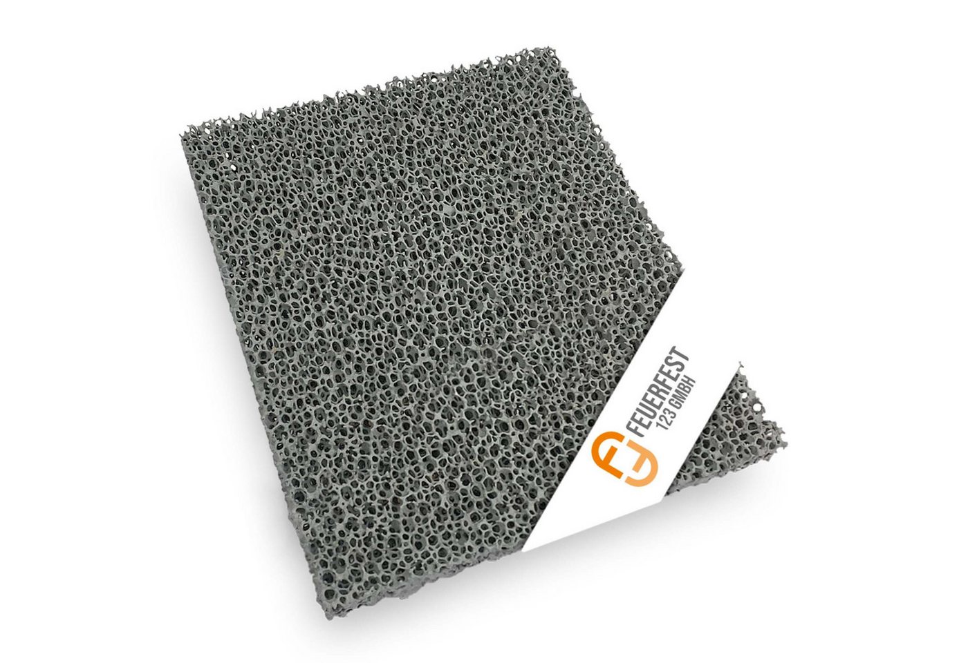 Feuerfest 123 GmbH Kaminofen-Erweiterungssegmet Feinstaub Rußfilter 205x190x25mm passend für Hark **, passend für verschiedene Hark*-Kaminofenmodelle, Reduzierung von Feinstaub durch Schaumkeramische Filter Bild 2