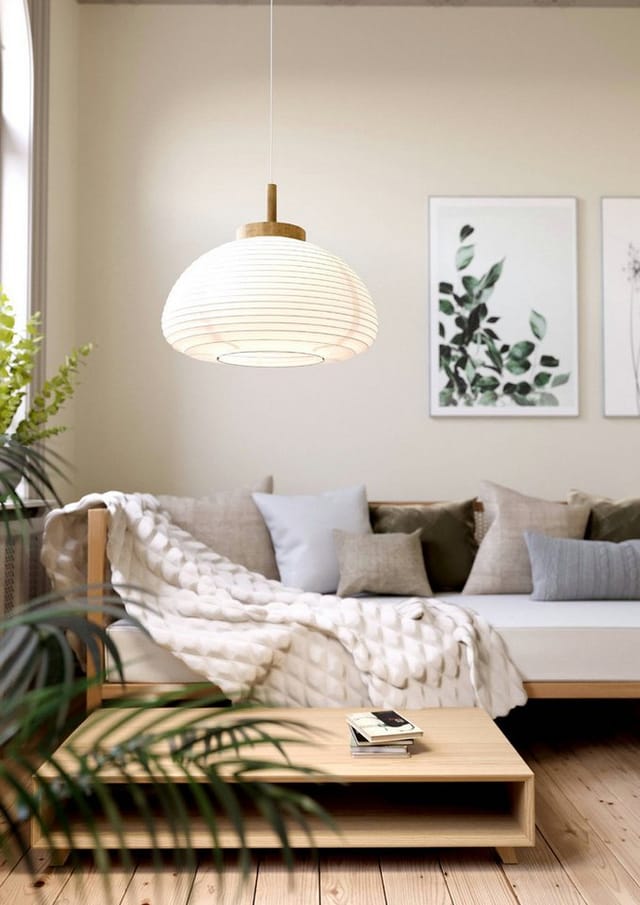 EGLO SUMMERHILL pendant light white/wood