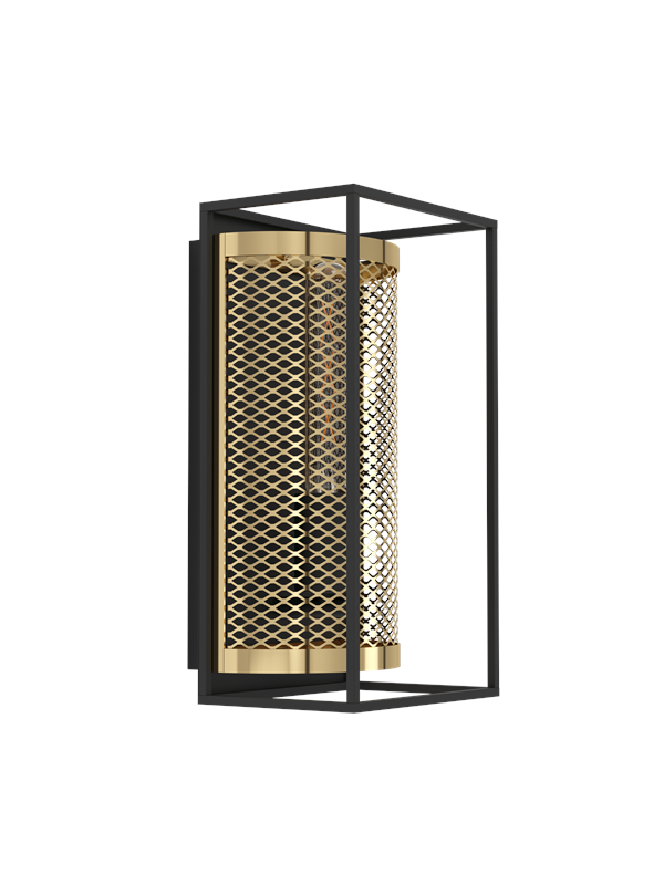 EGLO NOHALES wall lamp black/brass
