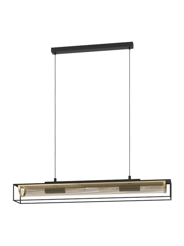 EGLO NOHALES pendant light black/brass