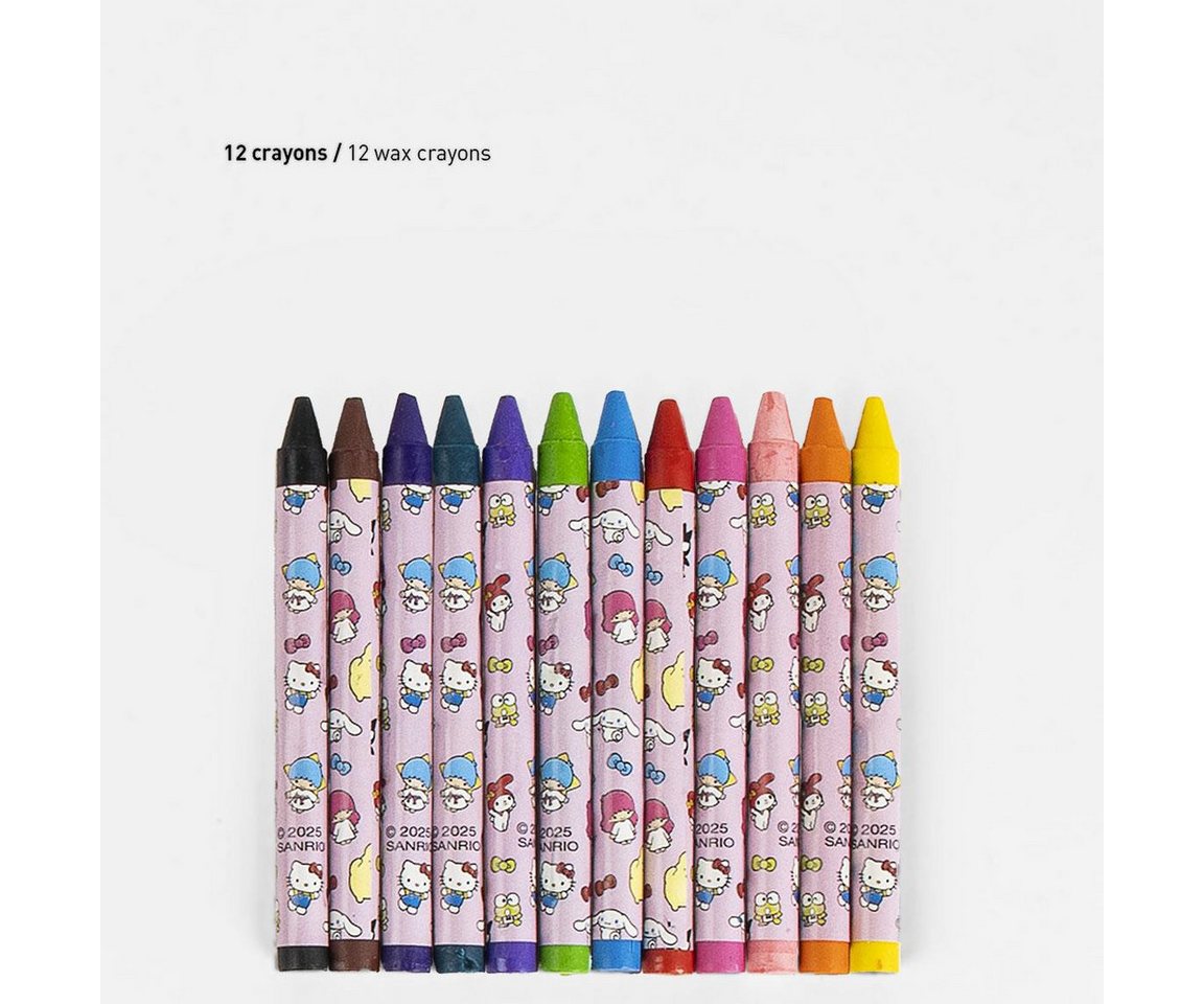 Cerda Farbkasten Hello Kitty Coloring Set – Kreativset für Kinder mit Stiften Bild 5