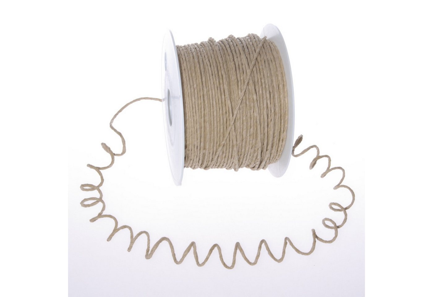 Deko AS Kordel Papierdraht natur - 2mm Ø - 100m - 601-71