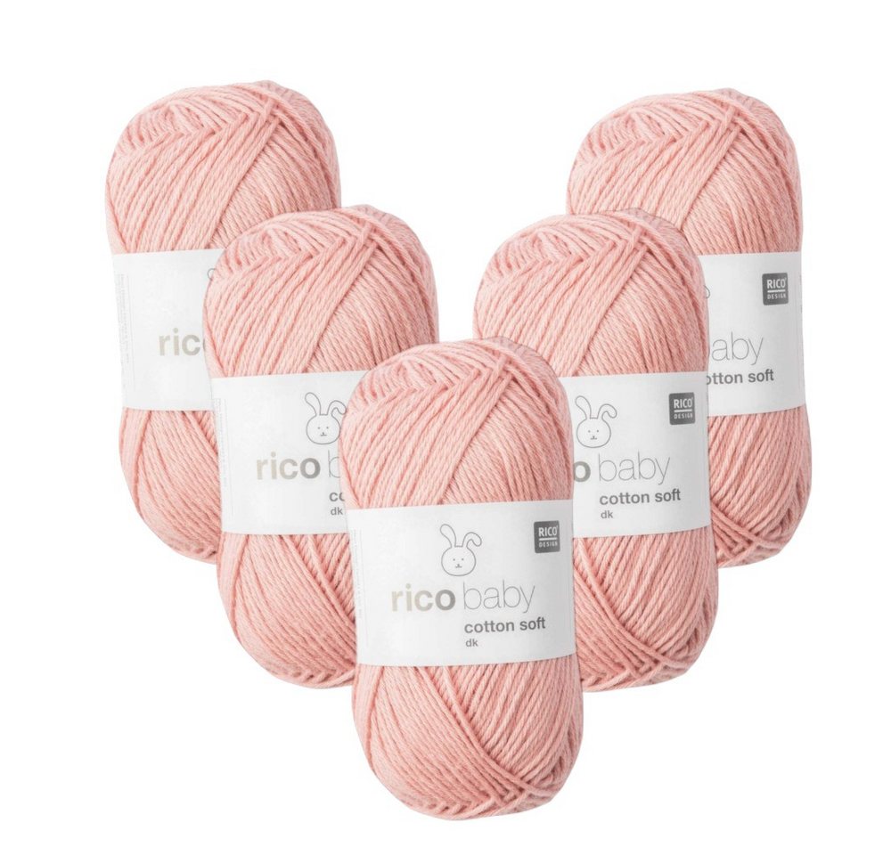 Rico Design 5 x RICO BABY COTTON SOFT DK Häkelwolle, 250 m Bild 2