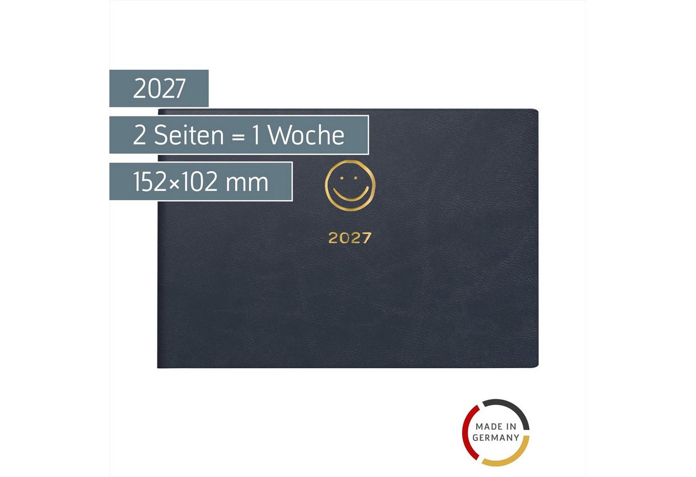 IDEAL TRIDON Taschenkalender rido/idé Taschenkal. Design Line Mod. Septimus 2027 Smile A6 Bild 3