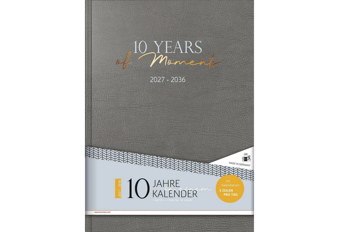 Baier & Schneider Taschenkalender rido/idé 7022404017 10-Jahres-Kalender Premium 2027-2036 "10 Years... Bild 5