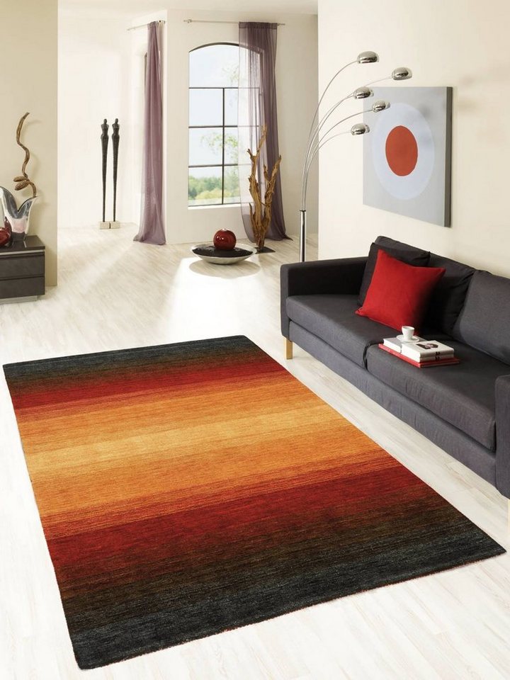 Rug Studios Teppich RAINBOW 1201, Rechteckig, Höhe: 19 mm, Handgefertigt, 60 x 90 cm, Multi Bild 2