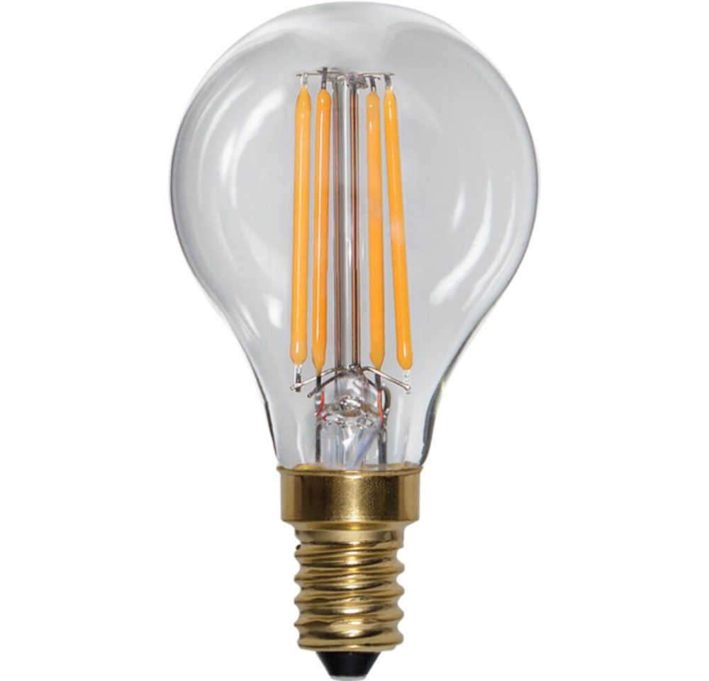 STAR TRADING LED-Leuchtmittel E14, 4W, 2100K, 400lm, Kugel, warmweiß, Ra: 80, Schaltzyklen: 12500, F, E14, warmweiß Bild 2