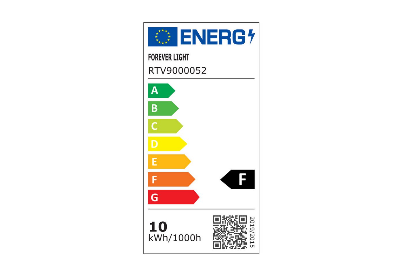 Forever Light LED-Leuchtmittel Lampe GU10 9.5W 920lm Kaltweiß 6000 K Energieklasse F, Kaltweiß, Kaltweißes Licht für maximale Sichtbarkeit