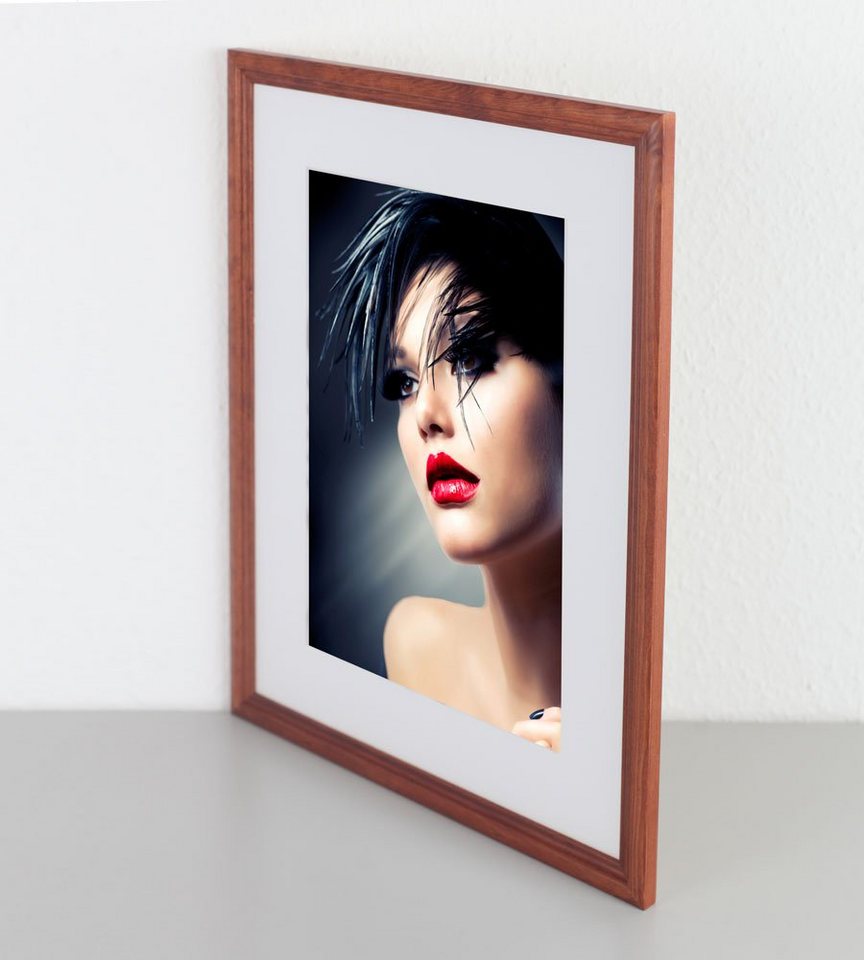 IDEAL TREND Bilderrahmen Artos Holz Bilderrahmen Acrylglas Plexi Lifestyle Foto Rahmen Collage, für 1 Bilder (1 St), Holz Bilderrahmen und Kunststoffglas Bild 4