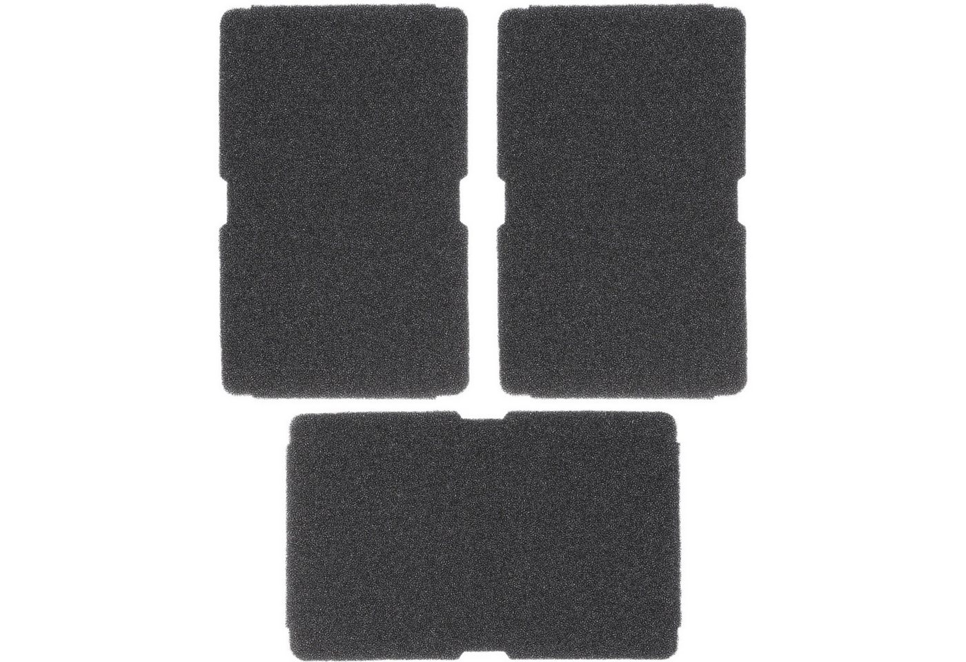 McFilter Ersatzfilter (3 Stück) Schwammfilter, Zubehör für Beko 2964840100 Blomberg TKF7451, Filtermatte, 240 x 155 x 11mm, Schaumstoff, Kondenstrockner Bild 3
