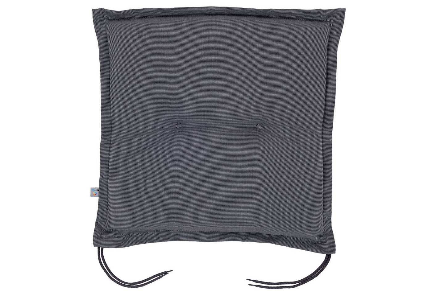KETTtex Hockerauflage Hocker Bali 50089-51 grau meliert 50x50x6 cm KETTtex