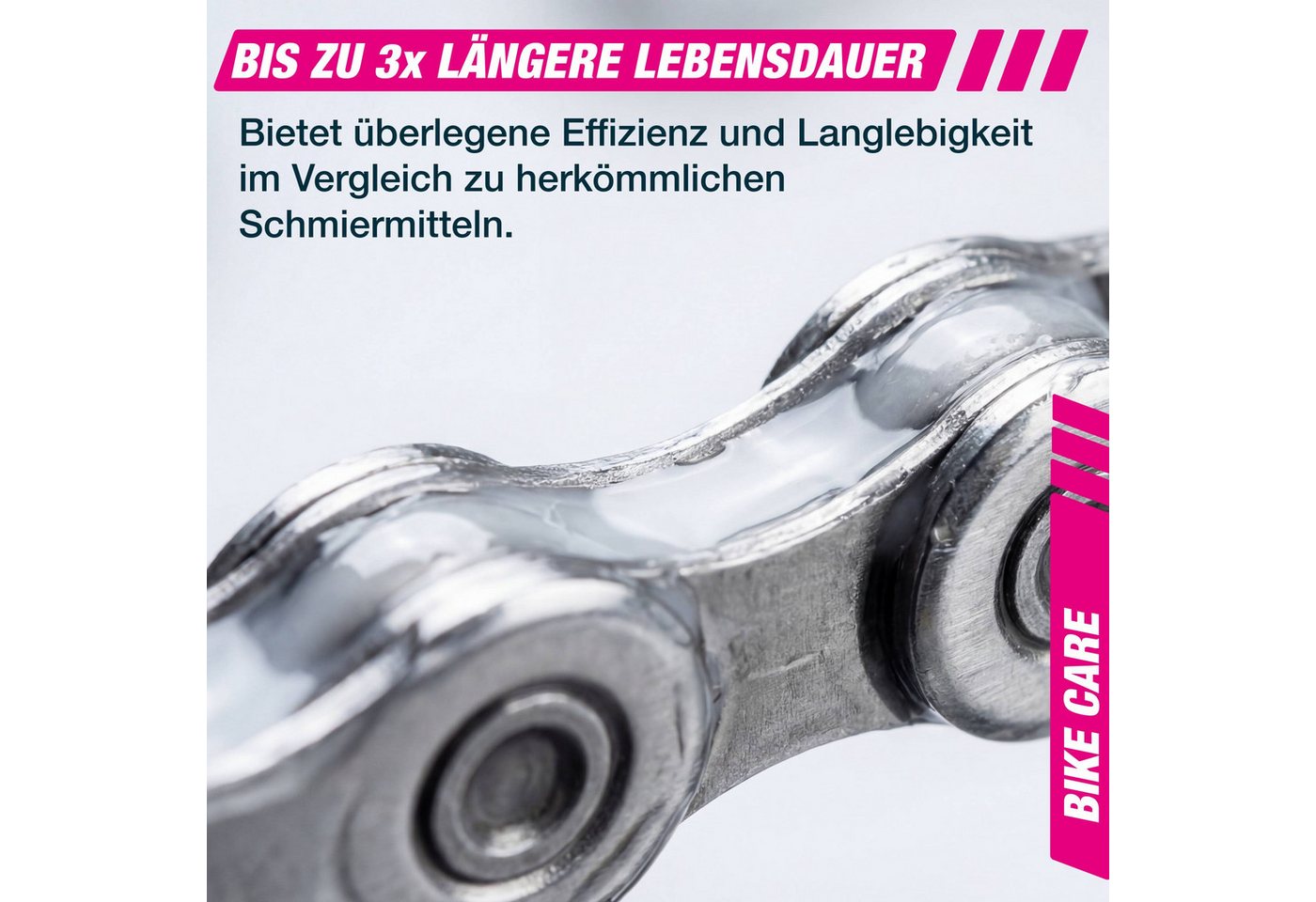 bio-chem Kettenöl Kettenwachs Fahrrad 100ml Saubere Schmierung Leiser Lauf, 100 ml, (Einzelprodukt, Kettenwachs 100 ml), Trockener Wachsfilm, saubere Alternative zu Kettenöl, PTFE-frei Bild 2
