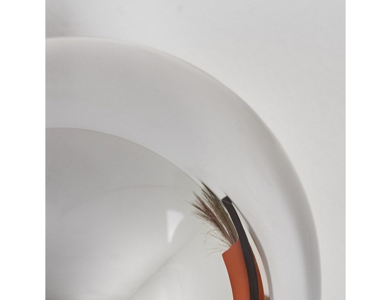 hofstein Wandleuchte Wandlampe aus Metall/Riffelglas in Schwarz/Rauchfarben, ohne Leuchtmittel, mit Glasschirmen (10 cm) u. An/-Auschalter, 3x G9, ohne Leuchtmittel Bild 2