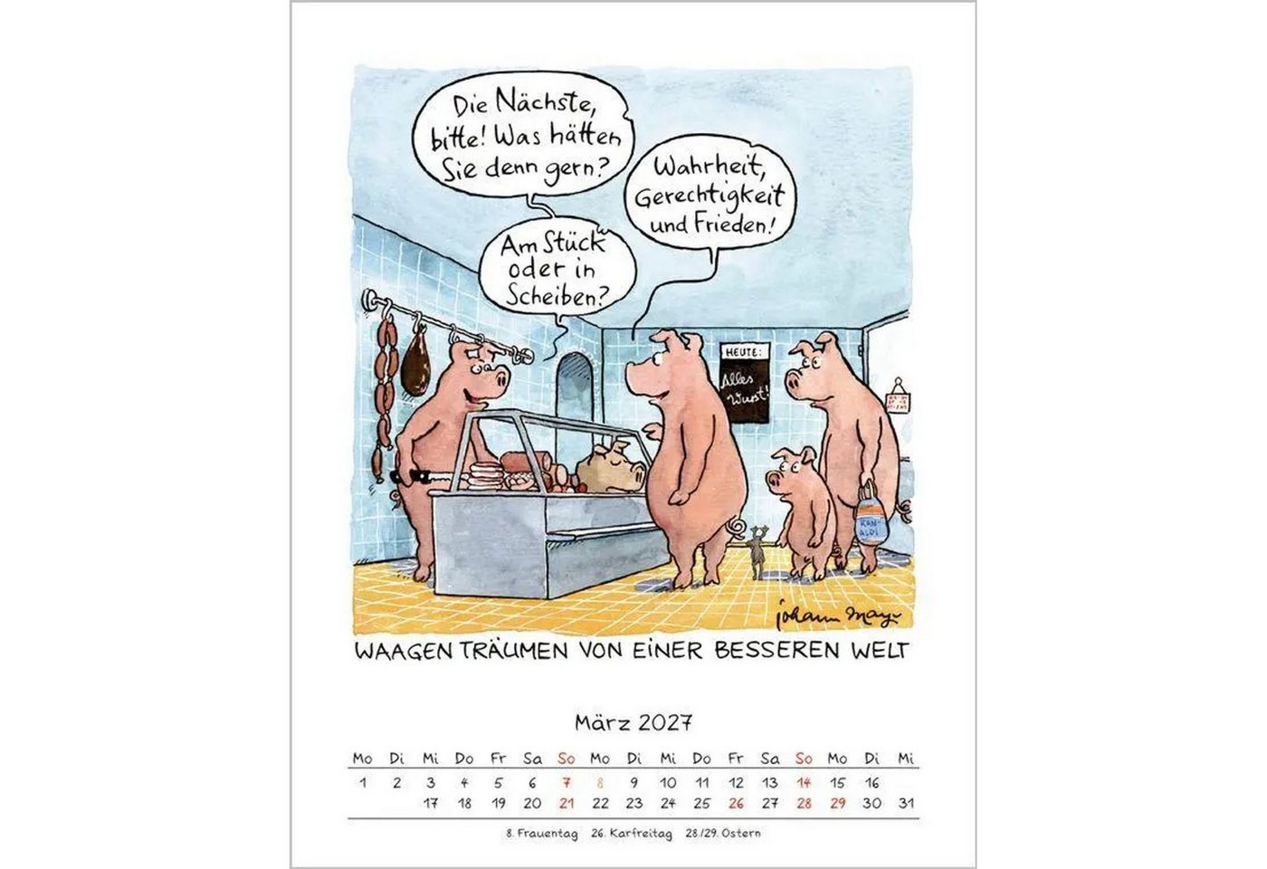 Korsch Verlag Wandkalender Waage 2027 Bild 4