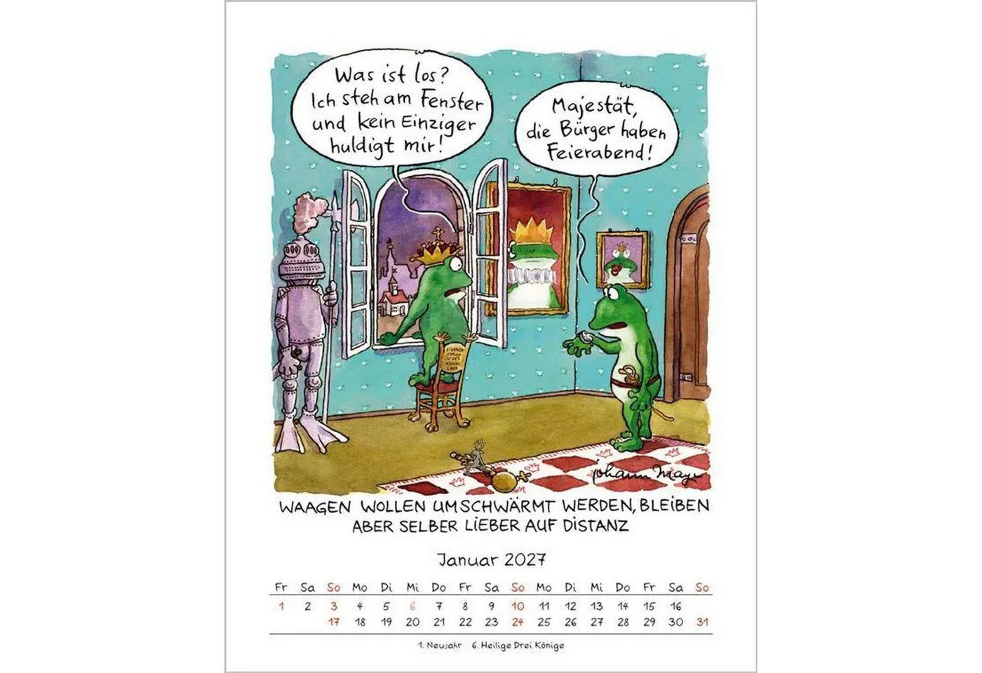 Korsch Verlag Wandkalender Waage 2027 Bild 5