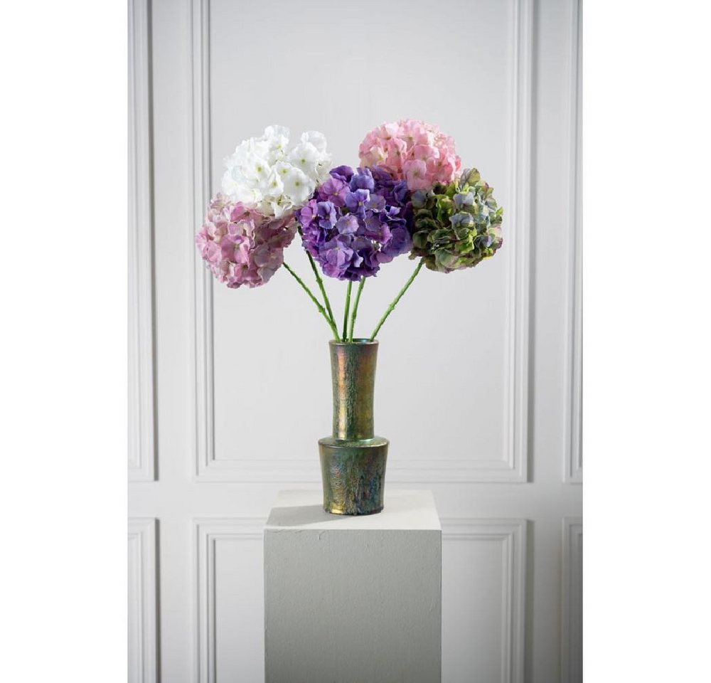 Künstliche Zimmerpflanze Seidenblume Hortensie Hydrangea Pink (75cm), SILK-KA