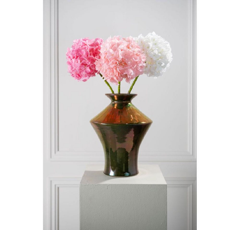 Künstliche Zimmerpflanze Seidenblume Hortensie Hydrangea Pink (75cm), SILK-KA Bild 3
